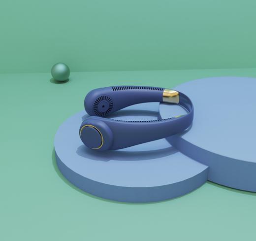 【360°环颈凉风 不纠头发】新款无叶懒人挂脖风扇负离子USB运动风扇充电超静音便携挂脖 商品图11