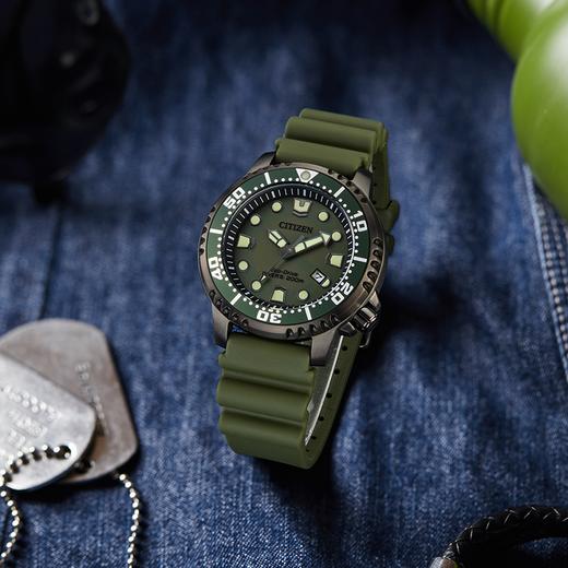 西铁城（CITIZEN）光动能男表PROMASTER系列运动潜水表BN0157-11X 商品图1