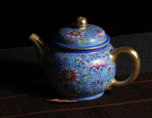 刘乔生：珐琅彩缠枝莲壶 商品图0