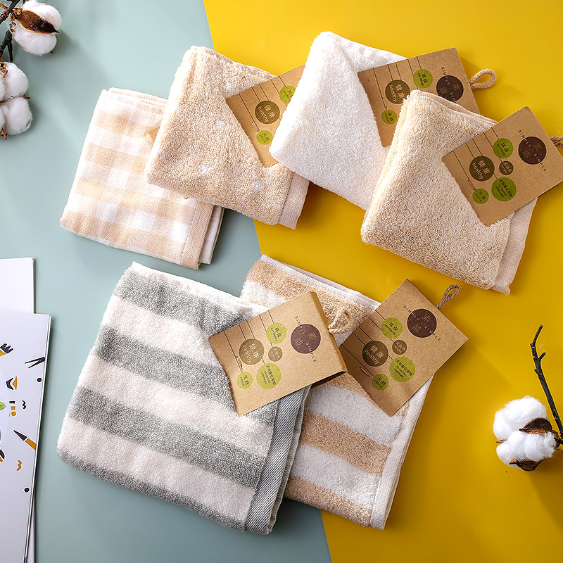 有机棉方巾  大小方巾 婴儿儿童成人外出旅行适用 多型号可选 加厚面巾 成人家用 易吸水 洗脸毛巾母婴纯棉亲肤 素道敦煌天然有机彩棉织造 舒适安全健康