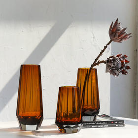 2022.3月新款菱形厚重玻璃花瓶