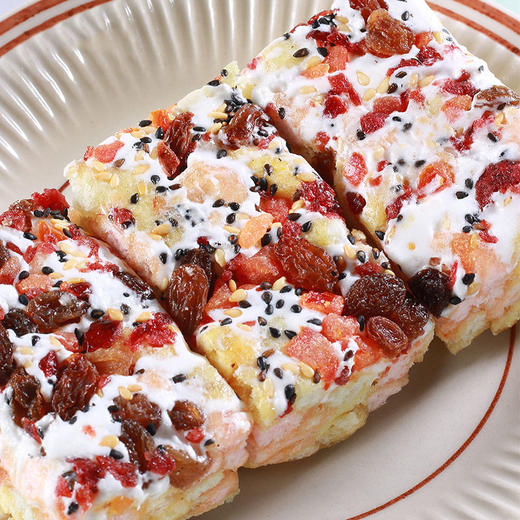 马卡龙奶芙220g/盒 2种口味混合装 坚果味 水果味 包邮 商品图1