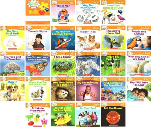 学乐英语入门关键词读本D级 25册全套 英文原版 Scholastic Nonfiction Sight Word Readers D 自然拼读初级盒装 英文版进口书籍 商品图1