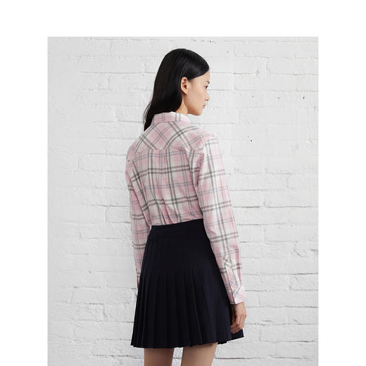 TeenieWeenie小熊22春小熊女装经典格子长袖衬衫TTYC221206P 商品图2