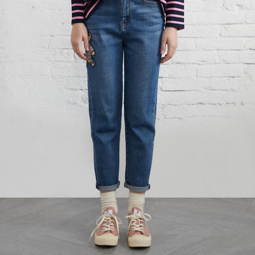 TeenieWeenie小熊22春夏卡通牛仔裤长裤TTTJ221203P 商品图0