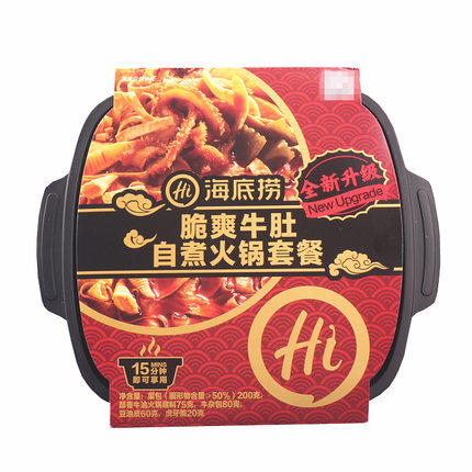 海底捞 麻辣嫩牛/番茄牛腩/脆爽牛肚/香辣素食 自煮小火锅 自热 商品图1