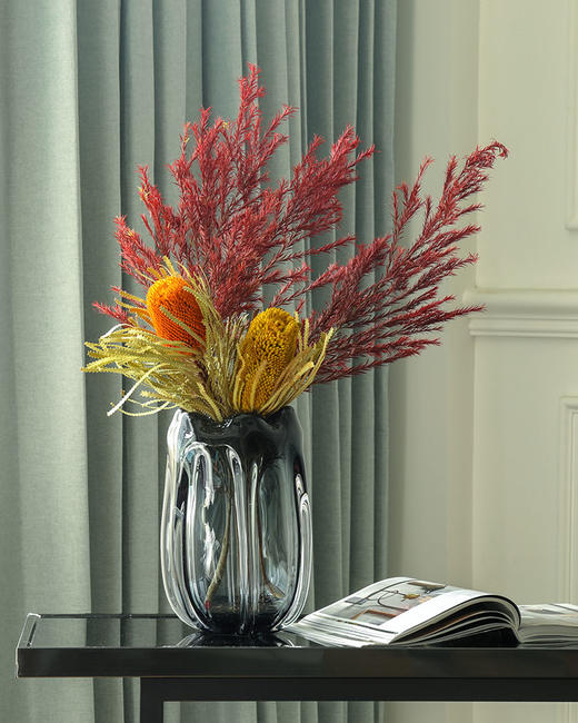 2022.3月新款花苞形状玻璃花瓶厚重 商品图5