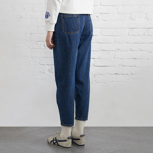 TeenieWeenie小熊牛仔裤长裤宽松韩版显瘦锥形裤女装2022春夏新款TTTJ221202P 商品图3