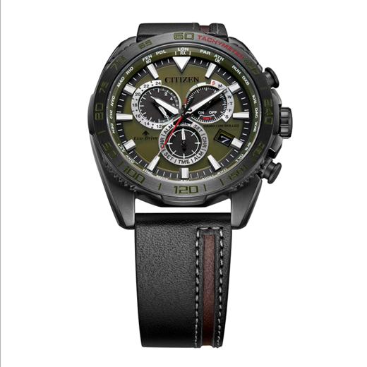 西铁城（CITIZEN）光动能电波对时万年历男表PROMASTER系列CB5037-17X 商品图4