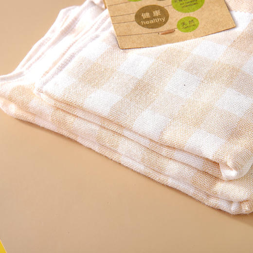 有机棉方巾  大小方巾 婴儿儿童成人外出旅行适用 多型号可选 加厚面巾 成人家用 易吸水 洗脸毛巾母婴纯棉亲肤 素道敦煌天然有机彩棉织造 舒适安全健康 商品图3