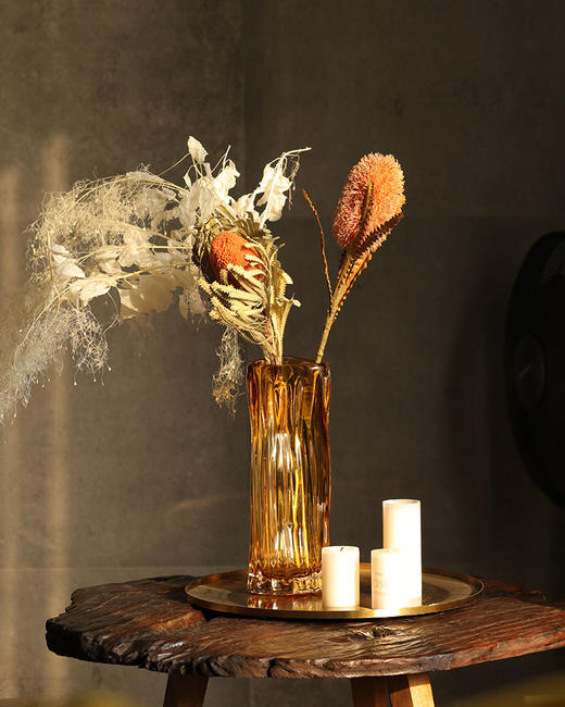 2022.3月新款加厚三角玻璃花瓶 商品图8