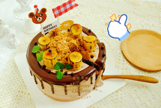 香蕉巧克力蛋糕 商品图0