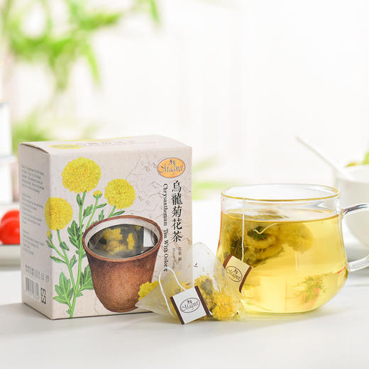 中国台湾曼宁乌龙菊花茶茶包（代用茶）22.5g  清新菊花香气中多了乌龙茶的底 025321 商品图0