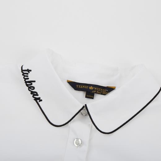 TeenieWeenie小熊2022新款春学院风白色衬衫长袖衬衣TTYA221202P 商品图2