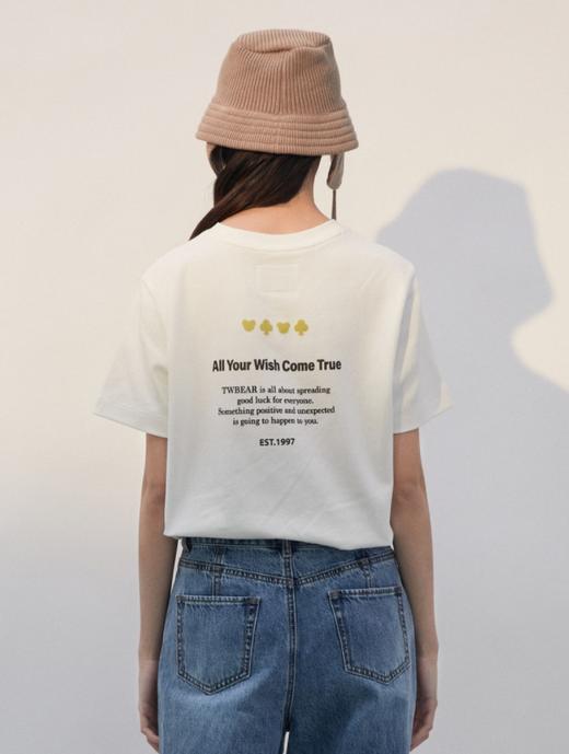 TeenieWeenie小熊卡通短袖T恤女 刺绣休闲圆领半袖TTRW221101T 商品图2