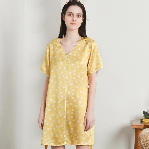 3楼 美标复古印花真丝睡裙330271 商品图3