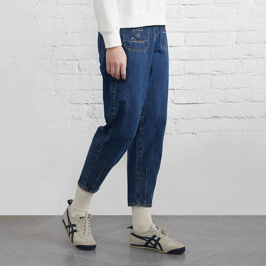 TeenieWeenie小熊牛仔裤长裤宽松韩版显瘦锥形裤女装2022春夏新款TTTJ221202P 商品图1