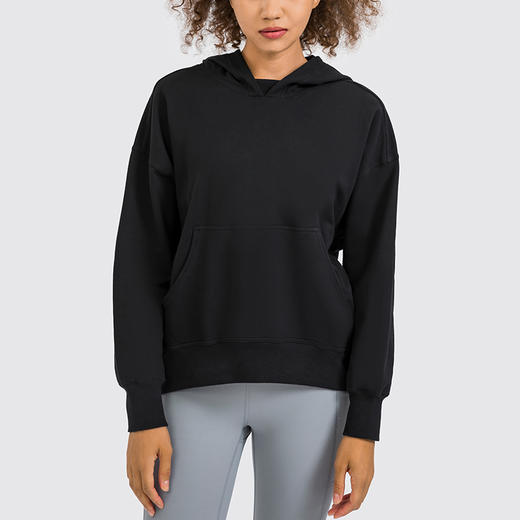 秋冬新款宽松连帽运动卫衣 商品图6