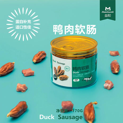 益和狗狗亚麻籽鸡肉脯椰蓉鸭肉块鸡胸鸭肉软肠训犬奖励零食 商品图3