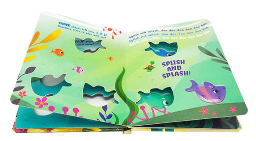 鲨鱼宝宝捉迷藏 全彩故事绘本 英文原版 Hide and Seek Baby Shark 英文版卡通动画绘本 早教英语认知启蒙纸板书 进口原版书籍 商品图2