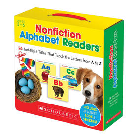 学乐字母启蒙认知教材26册 英文原版 Nonfiction Alphabet Readers  英文版 进口英语书籍