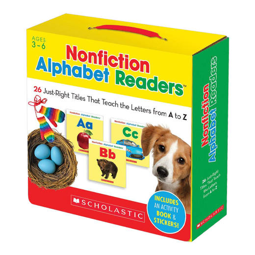 学乐字母启蒙认知教材26册 英文原版 Nonfiction Alphabet Readers  英文版 进口英语书籍 商品图0