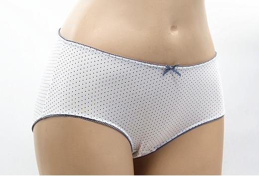 竹纤维女士圆点内裤6515 商品图0