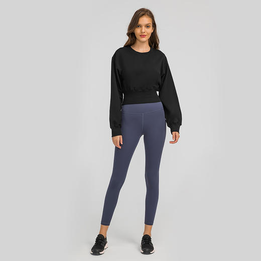 秋冬新款宽松休闲收腰运动卫衣女 商品图8