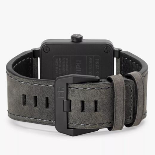 Bell & Ross 柏莱士瑞士经典方表飞行腕表全自动机械男士手表 BR0392-BL3-CE/SCA 商品图2