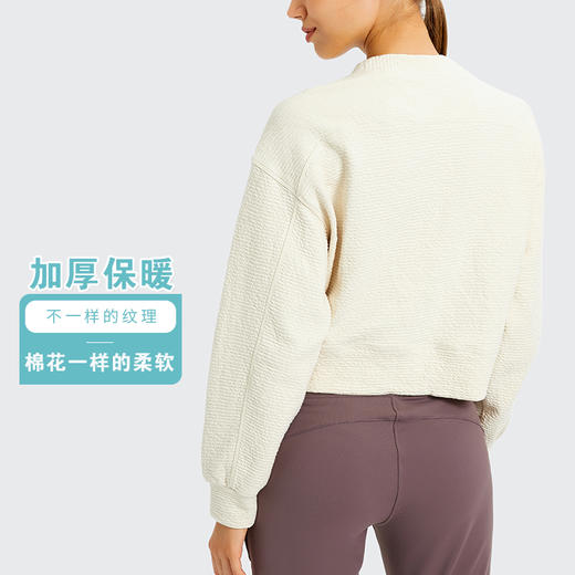 韩版户外运动健身短款宽松休闲卫衣 商品图1