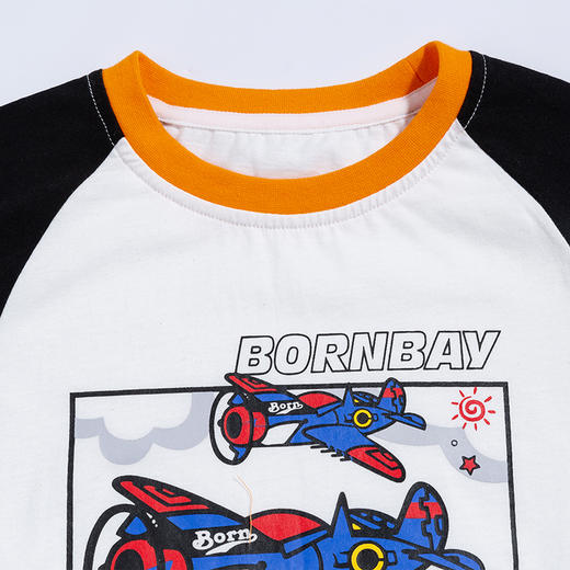 贝贝怡2022夏季新品男童短袖潮流时尚单品上衣 商品图8