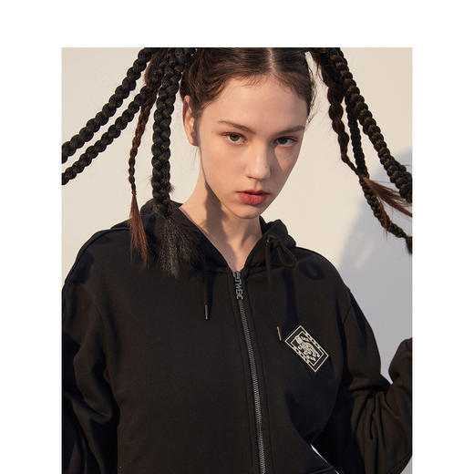 TeenieWeenie小熊22年春季新款宽松显瘦卫衣开衫外套TTMZ221101L 商品图2