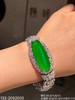 132-2092503，老坑玻璃艳绿无事牌手链。具体价格微信咨询 商品缩略图1