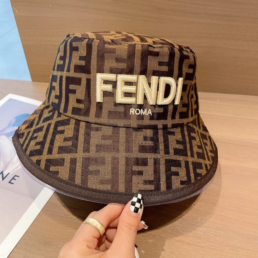 芬迪fendi 老花系列渔夫帽 经典ff中古单品 气质穿搭单品 质量杠杠