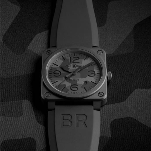 Bell & Ross 柏莱士 INSTRUMENTS系列 BR0392-CAMO-CE/SRB 腕表 商品图3