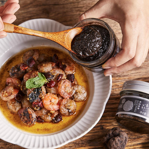 [屁侠推荐]大地物源 云南黑松露酱 黑松露含量10% 五星级口味 鲜香味美 100g/瓶 商品图2