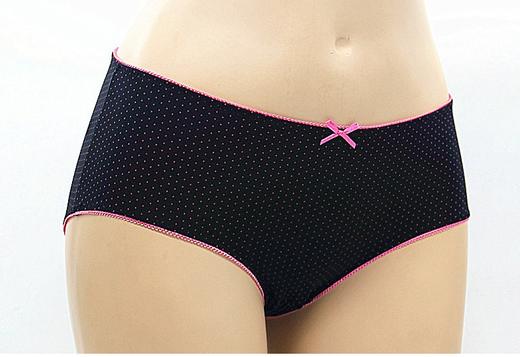 竹纤维女士圆点内裤6515 商品图3