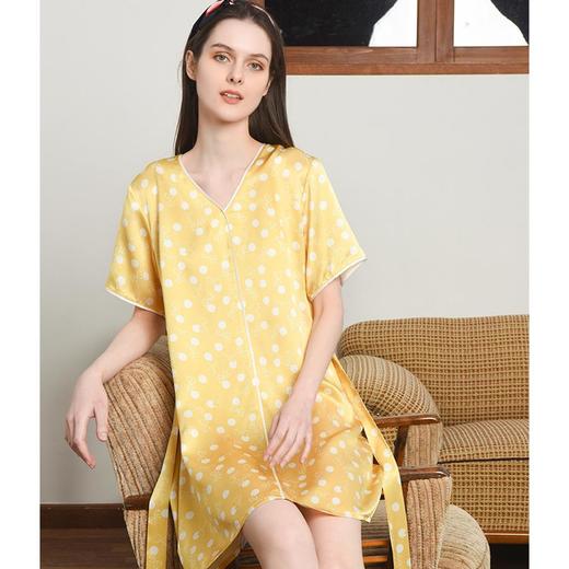 3楼 美标复古印花真丝睡裙330271 商品图2