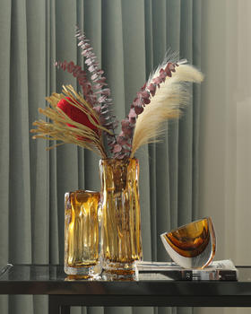 2022.3月新款 厚重斜扣玻璃花瓶