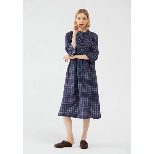 3楼  无色无味女装全亚麻连衣裙 商品图0