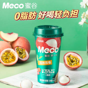 香飘飘果汁茶 荔枝百香口味400ml *15 商品图2