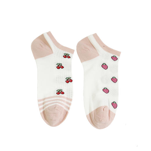 【2双装 6双6折】女丨女士夏季新款短筒袜网面袜子莫代尔薄袜【2222301】 商品图0