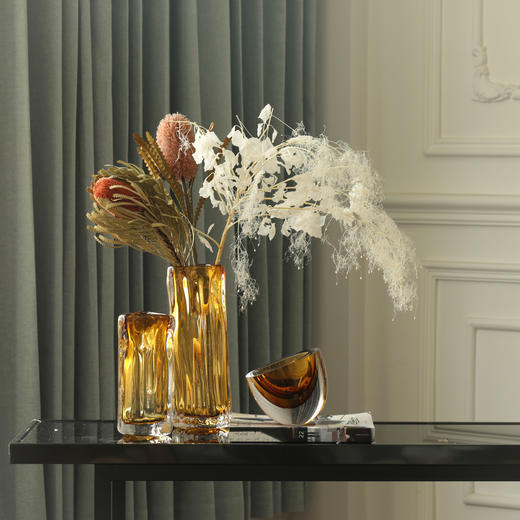 2022.3月新款加厚三角玻璃花瓶 商品图2