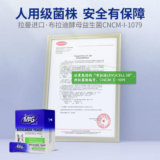 U+系列 MAG【布拉迪益生菌】狗狗专用调理肠胃宠物专用幼犬拉稀软便布拉迪酵母30袋/盒 商品图4