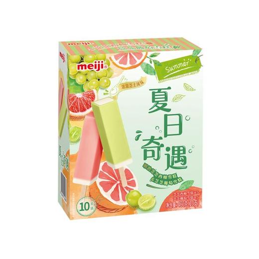 明治（Meiji）芝芝西柚、芝芝葡萄雪糕 460g（10支）/盒/浓浓芝士风味 商品图0