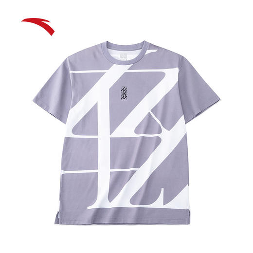 安踏篮球轻狂短袖针织衫男士纯棉吸汗透气上衣152221103-2/3/4 商品图0