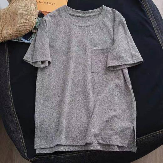 男式纯棉圆领T恤 商品图3
