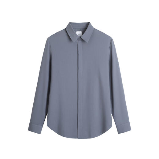 HIM漢崇  男士通勤上班商务正装宴会婚礼长袖衬衫2026春夏 商品图4