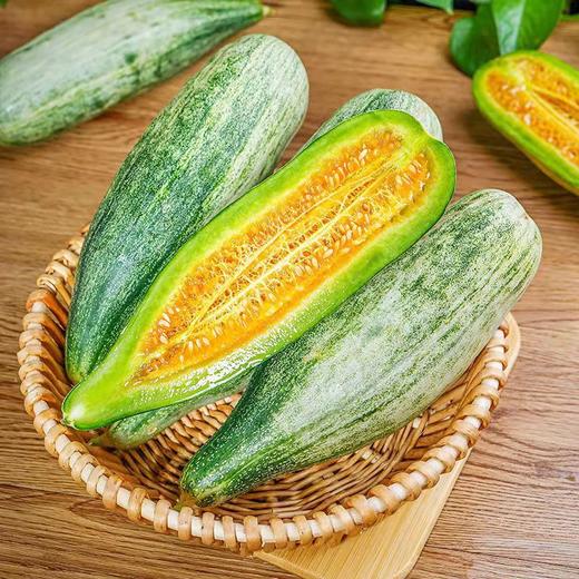 【山东羊角蜜甜瓜】脆甜多汁，咬着脆，吃着甜，连皮带籽一起吃，绵中带脆，咬上一口满嘴留香 商品图6