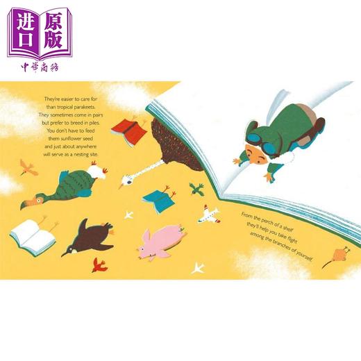 【中商原版】Momoko Abe：Books Make Good Pets书籍是好宠物 英文原版进口图书 儿童绘本故事图画书 阅读习惯养成 3岁以上 商品图3